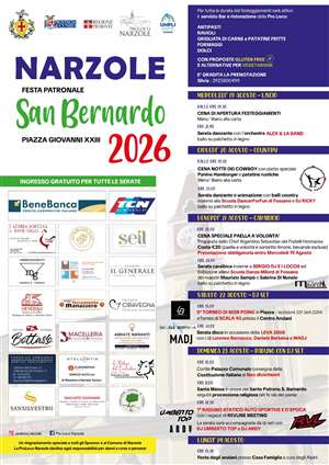 Festa patronale di San Bernardo 2026