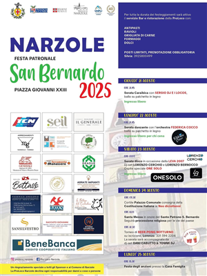 Festa patronale San Bernardo 2025